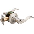 thumbnail image 1 of Wave Lever Keyed Entry Door Lock/ Door Knob Hardware Wave Handle and Closet Lockset (805SN-R), 1 of 5