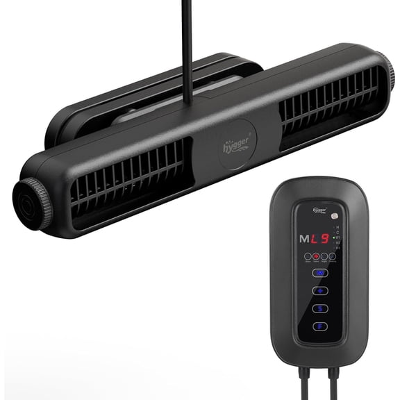 Wave Maker for Aquarium, 4750 GPH Adjustable Aquarium Powerhead with External Controller, Quiet Aquarium Circulation Pump Gyre Wavemaker for Reef Tank Saltwater Freshwater Fish Tank