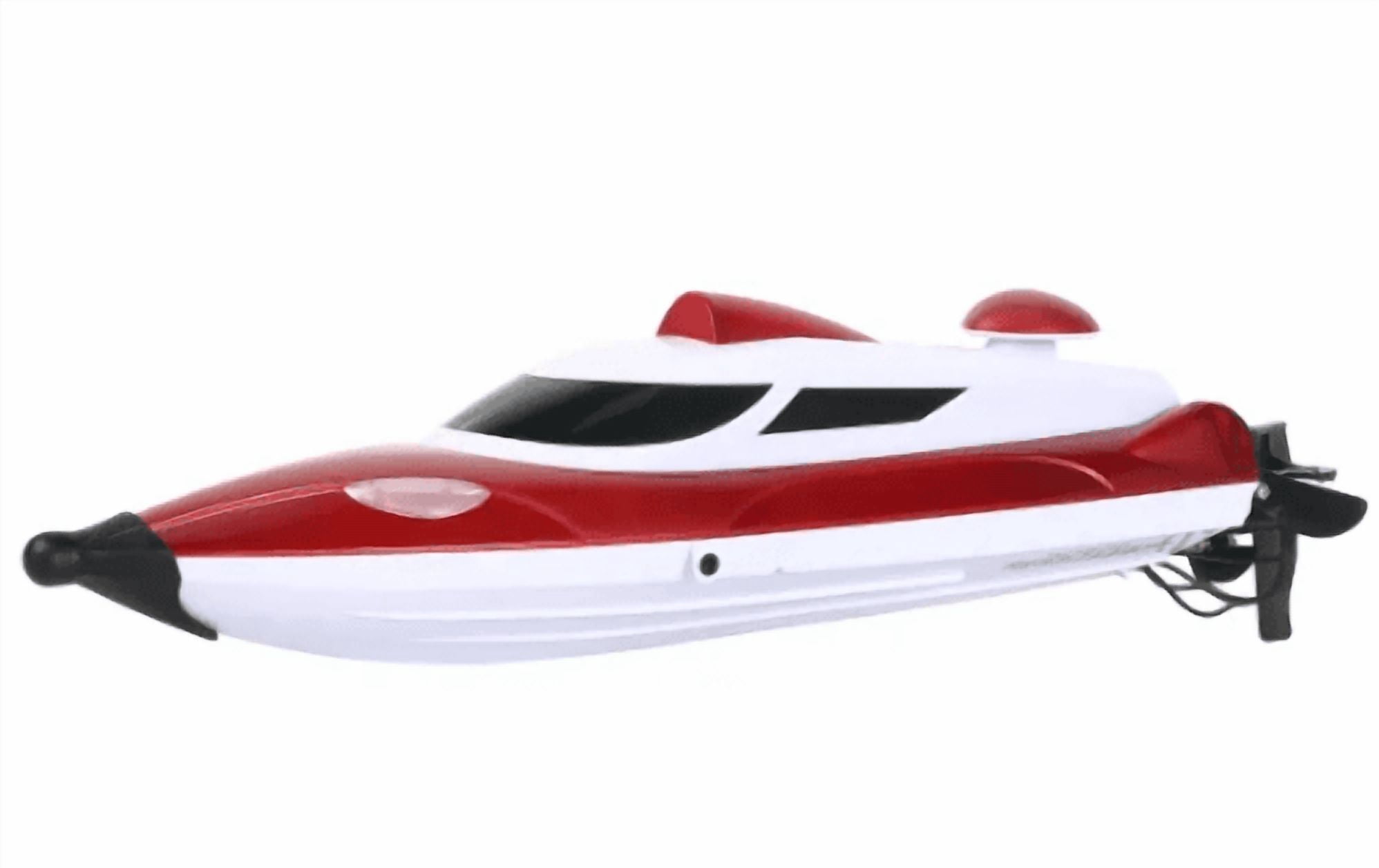 Wave Master High Speed RC Boat 17 MPH, 2.4GHz Remote Control Boat, Water Cooled Motor, Self-Righting Hull, Rechargeable Battery, Ready to Run -RED