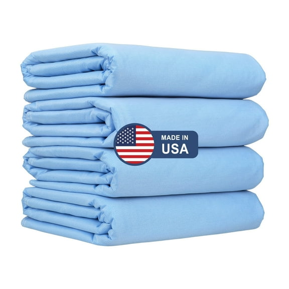 Wave Medical Products Ultra Absorbency Washable Incontinence Pads, 4 Pack - 34x36 Inch