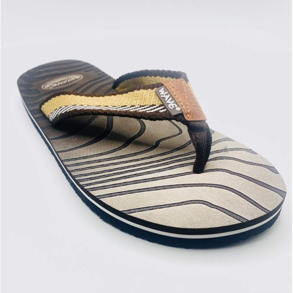 Wave Men's Retro Waves Flip Flop Sandals