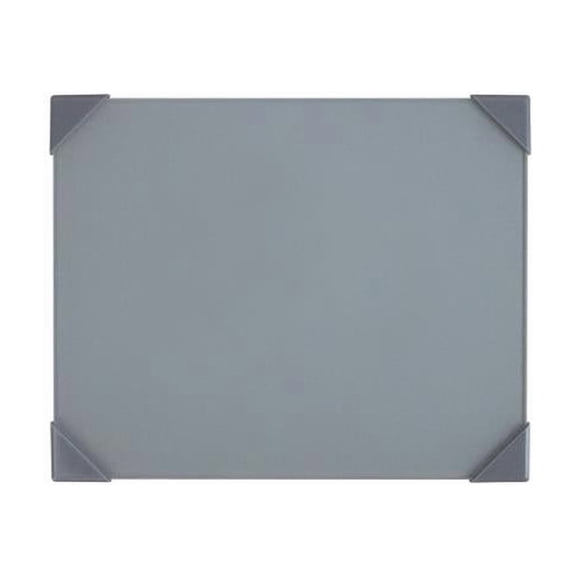 Wave NWA00140 6.75 x 8.4 in. Posh Table Top Glass Artist Palette, Gray