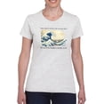 thumbnail image 1 of Wave Off Kanagawa T-Shirt Women -Smartprints Designs, Female XX-Large, 1 of 4