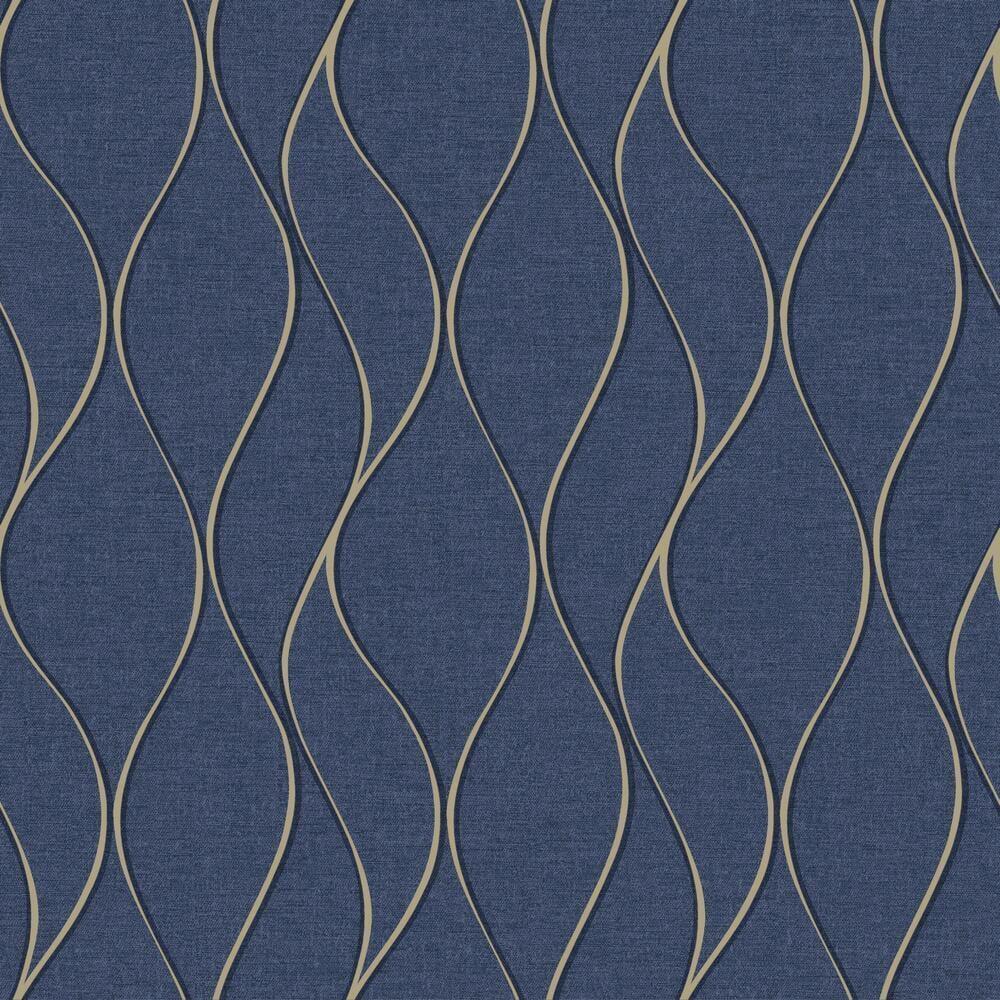 Wave Ogee Peel and Stick Wallpaper