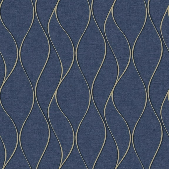 Wave Ogee Peel and Stick Wallpaper