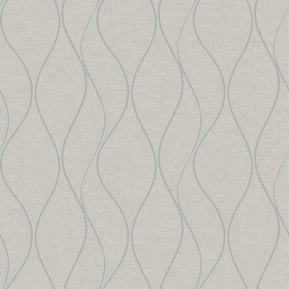 Wave Ogee Peel and Stick Wallpaper