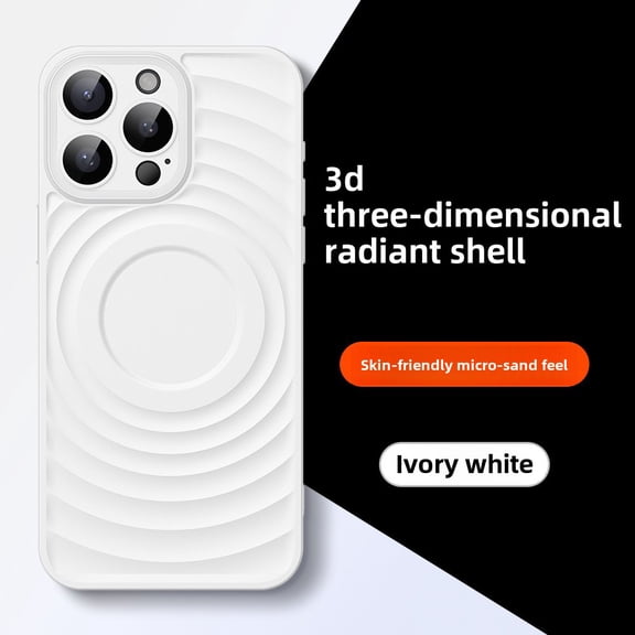 Wave Pattern Frosted Mate Phone Case for iPhone14, iPhone15, iPhone 13, iPhone13 Pro Max, iPhone13 Pro, iPhone14 Pro Max, iPhone15promax, iPhone15Pro