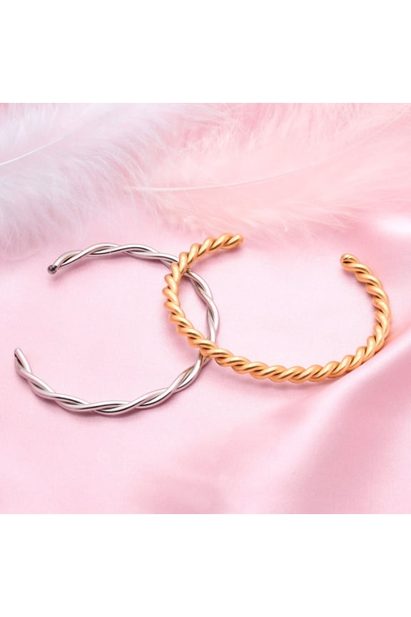 Wave Pattern Simple Bracelet Opening Bracelet