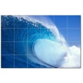 thumbnail image 1 of Wave Picture Ceramic Tile Mural Kitchen Backsplash Bathroom Shower 406315-M64, 1 of 3