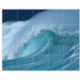 thumbnail image 1 of Wave Picture Ceramic Tile Mural Kitchen Backsplash Bathroom Shower 406317-S54, 1 of 3