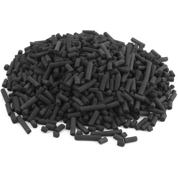 Wave Point 50 lbs (6.4 Gallon - 1 Cubic ft) Premium Virgin Activated Carbon Charcoal Pellets for Aquarium Fish Tank Fish Pond Reef Filter, Bulk Filter Media with 2 Free Media Filter Bags