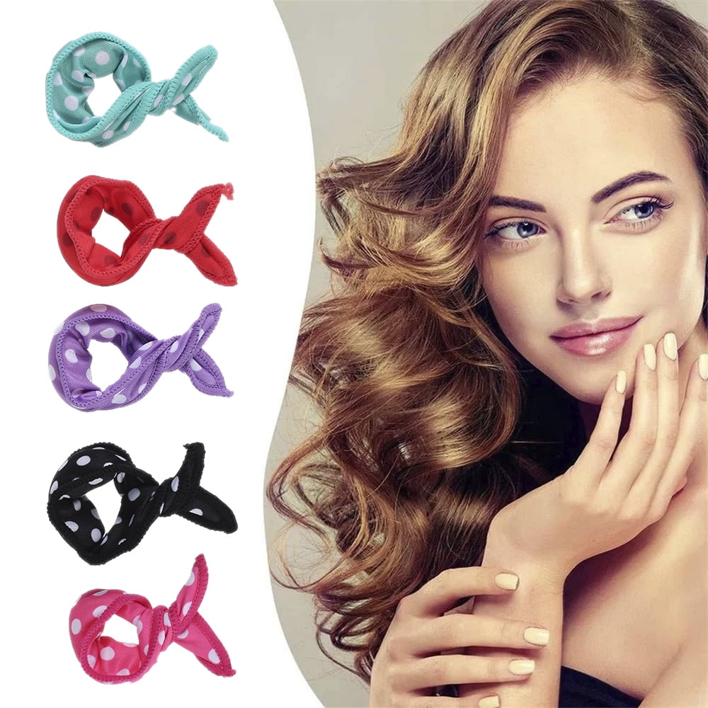 Wave Point Hair Curler Sponge Overnight Rollers Soft Sleeping Pillow