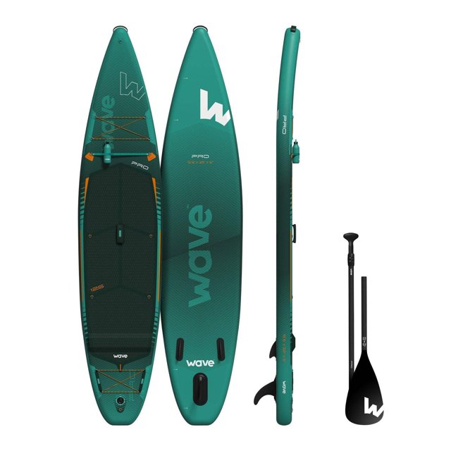 Wave Pro 2.0 Premium 12'6ft Inflatable Stand Up Paddle Board Anti