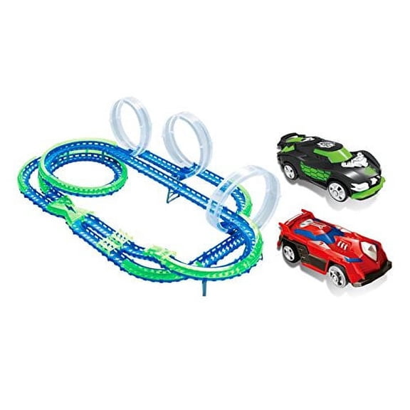 Wave Racers Mega-Match Raceway with Track & Two Wave Sensor Vehicle Cars