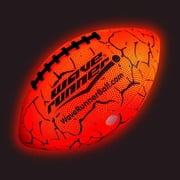 Wave Runner Grip-It LED Glow Football, Durable Orange, 10.35 in