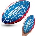 thumbnail image 1 of Wave Runner Grip It Waterproof Junior Size Football, 9.25-Inch, Durable Double-Laced, Ideal for Beach, Pool, and Outdoor Games Blue, 1 of 9