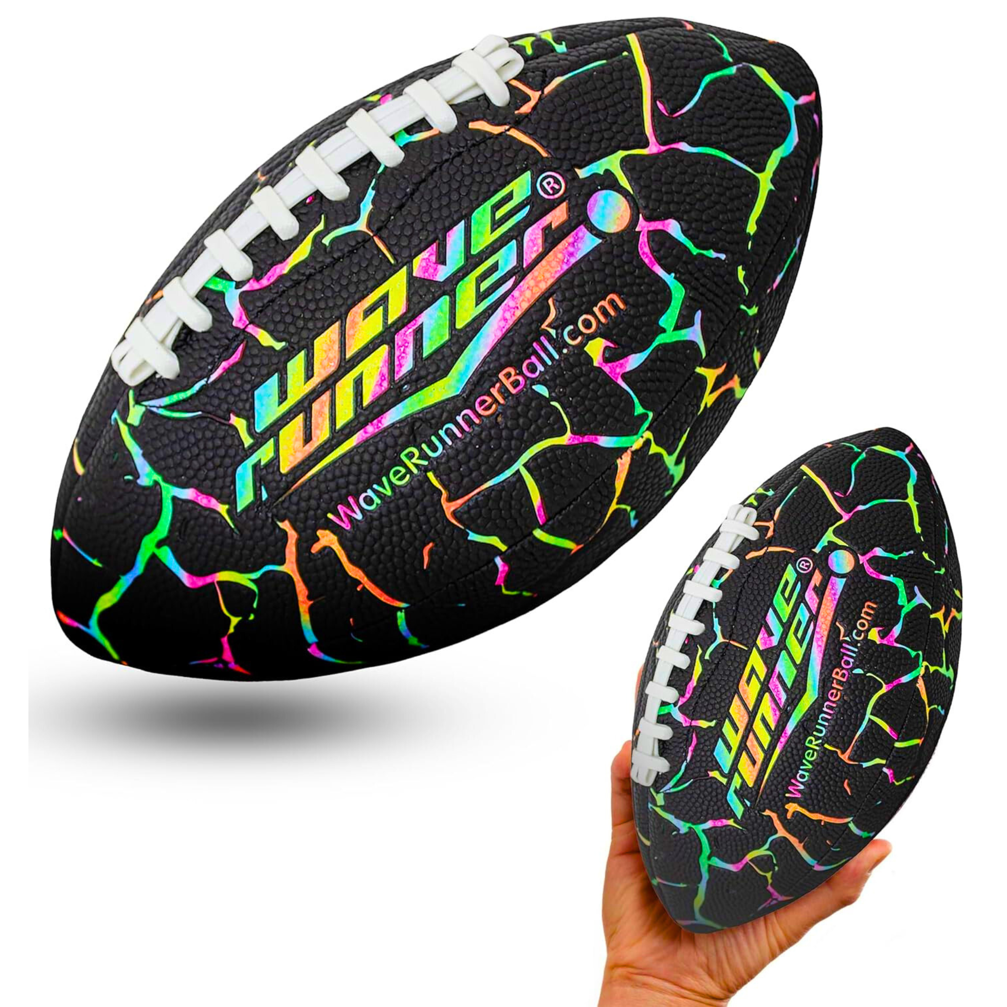 Wave Runner Grip It Waterproof Junior Size Football, 9.25-Inch