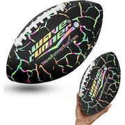 Wave Runner Grip It Waterproof Football - 9.25 Inches, Xtreme Metallic Series (Tie-Dye)
