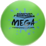 Wave Runner Mega Foam Ball- Water Ball For Skipping and Bouncing (Green)