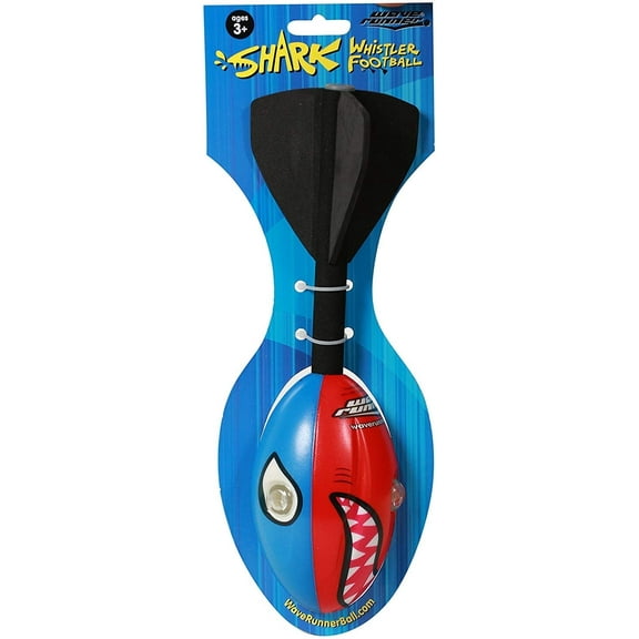 Wave Runner Shark Whistler Football With Tail, Now With Vortex Technology, Foam, Shark Theme