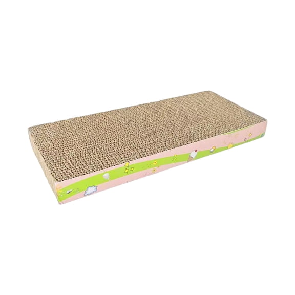 Wave Shape Cat Scratch Pad, cardboard cat scratcher, with Premium Scratch Textures Design,Scratching Board for Small Medium Size Cats, Kittens, Protects Furniture & Couch