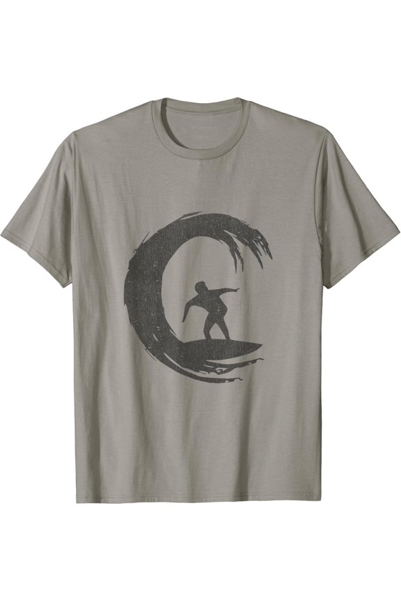 Wave Surf Logo Surfer T-Shirt