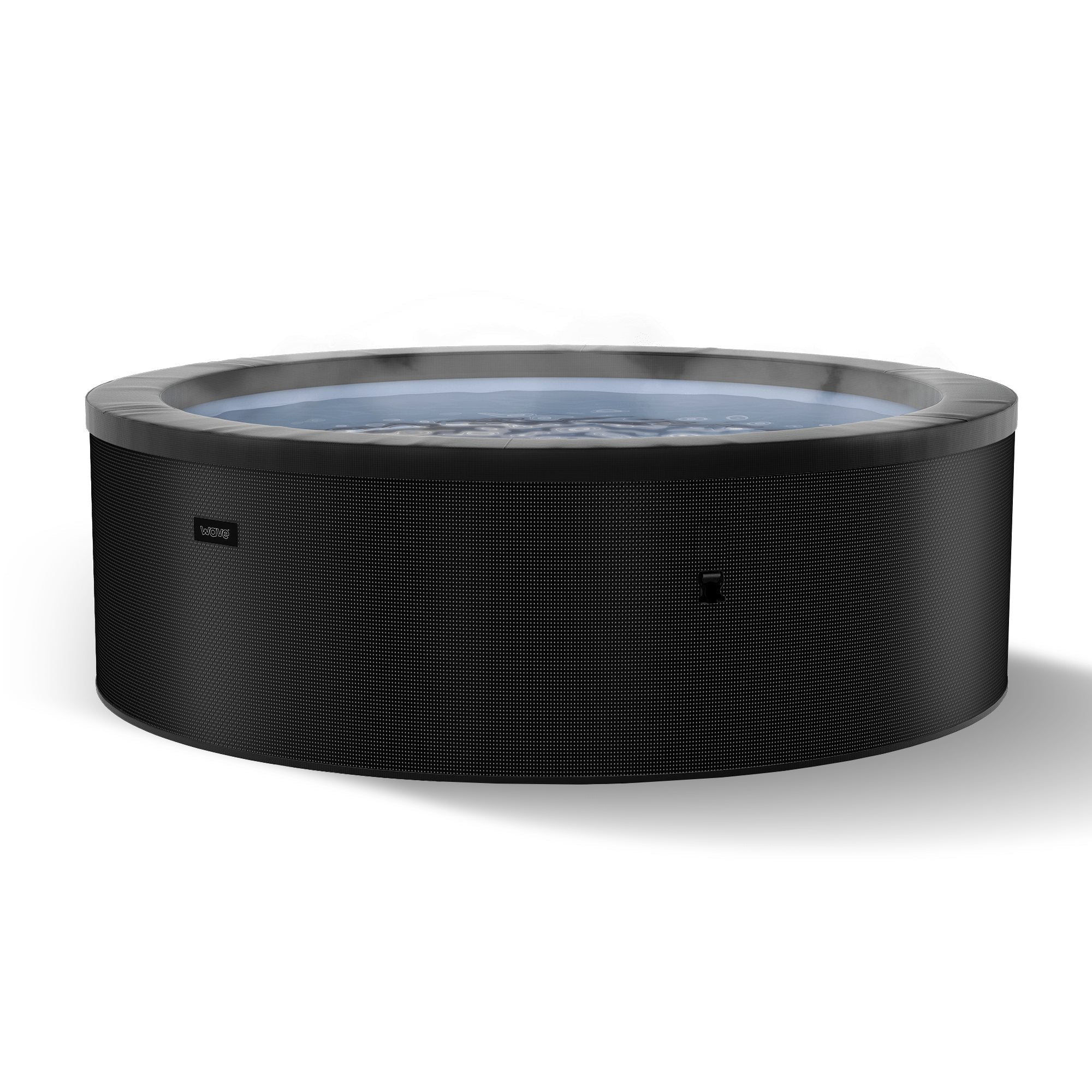 Wave Tahoe 4-Person Round Eco Foam Hot Tub | 70-Jet Spa, Wi-Fi Eco Heater | Charcoal Black