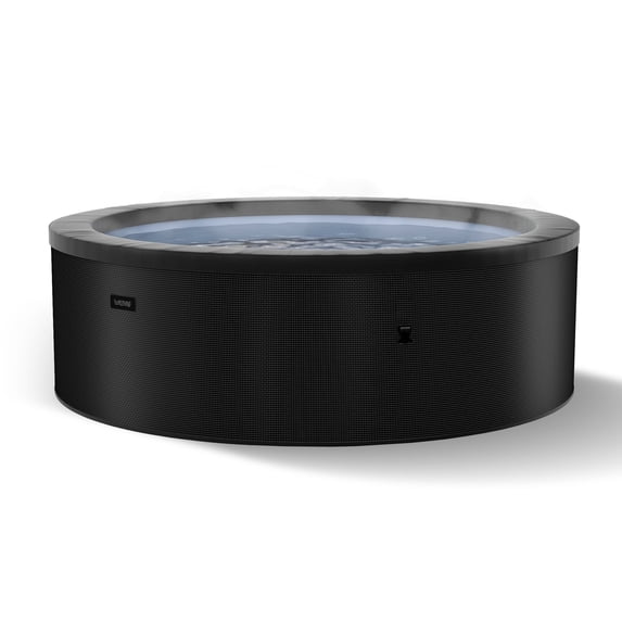 Wave Tahoe 4-Person Round Eco-Foam Hot Tub | 70-Jet Massage & Wi-Fi Eco Heater | Charcoal Black