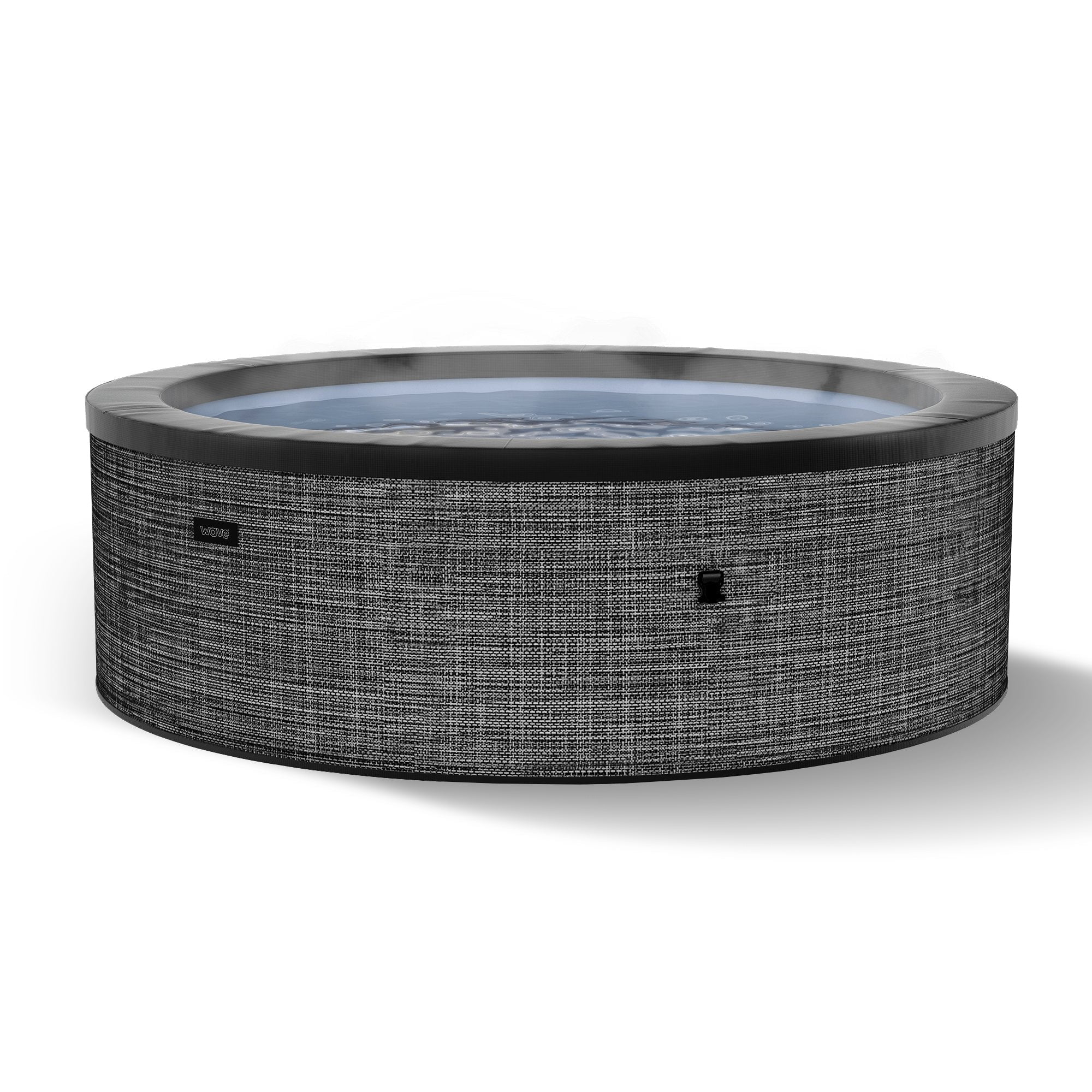 Wave Tahoe 4-Person Round Eco Foam Hot Tub | 70-Jet Spa, Wi-Fi Eco Heater | Flint Gray