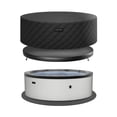 thumbnail image 1 of Wave Tahoe 6-Person Round Eco-Foam Hot Tub | 90-Jet Massage & Wi-Fi Eco Heater | Graphite Gray | EnergySave Bundle, 1 of 7