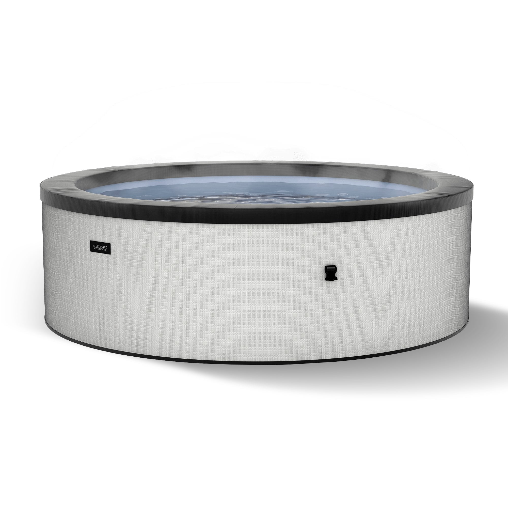 Wave Tahoe 6-Person Round Eco Foam Hot Tub | 90-Jet Spa, Wi-Fi Eco Heater | Graphite Gray