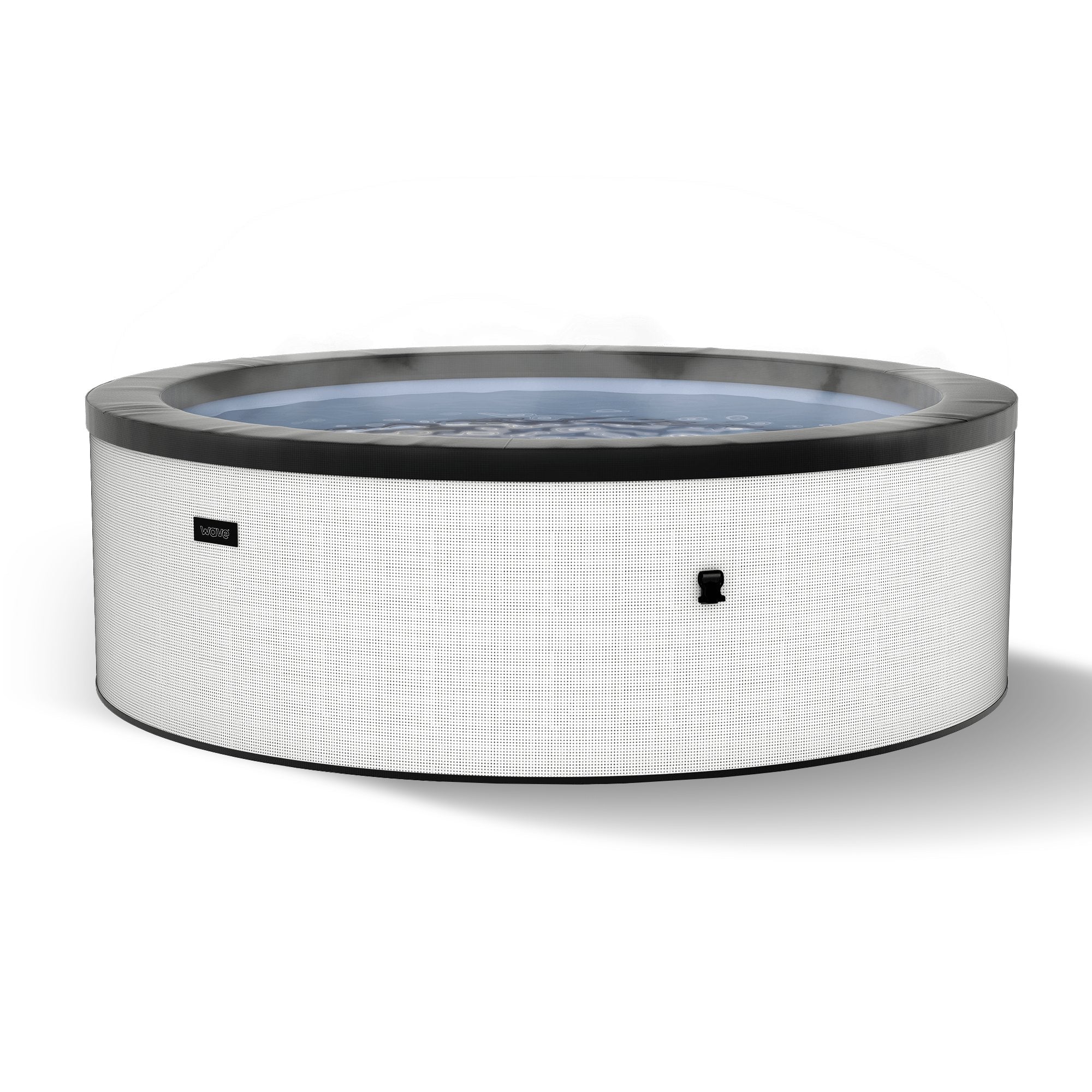 Wave Tahoe 6-Person Round Eco Foam Hot Tub | 90-Jet, WiFi Heater | Pebble White