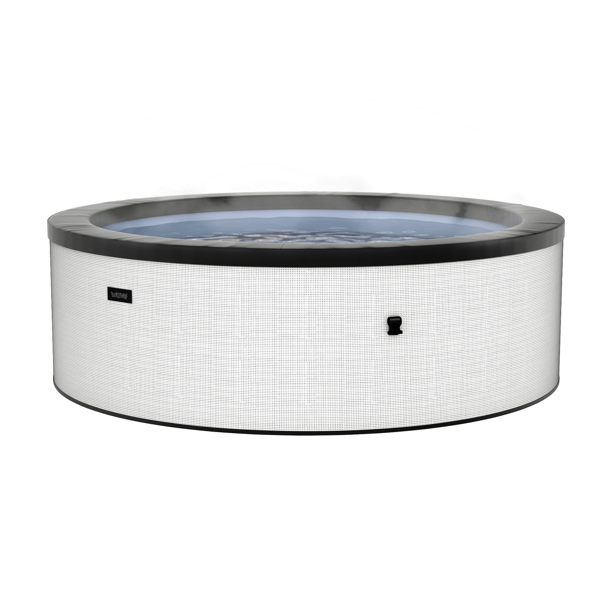 Wave Tahoe 6-Person Pebble White Eco-Foam Round Hot Tub