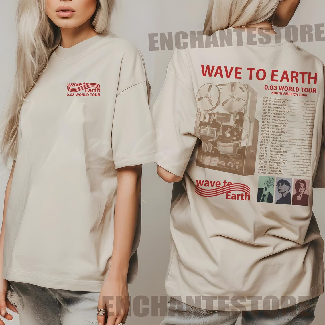Wave To Earth 0.03 Tour 2025 Concert Shirt, Wave To Earth Kpop