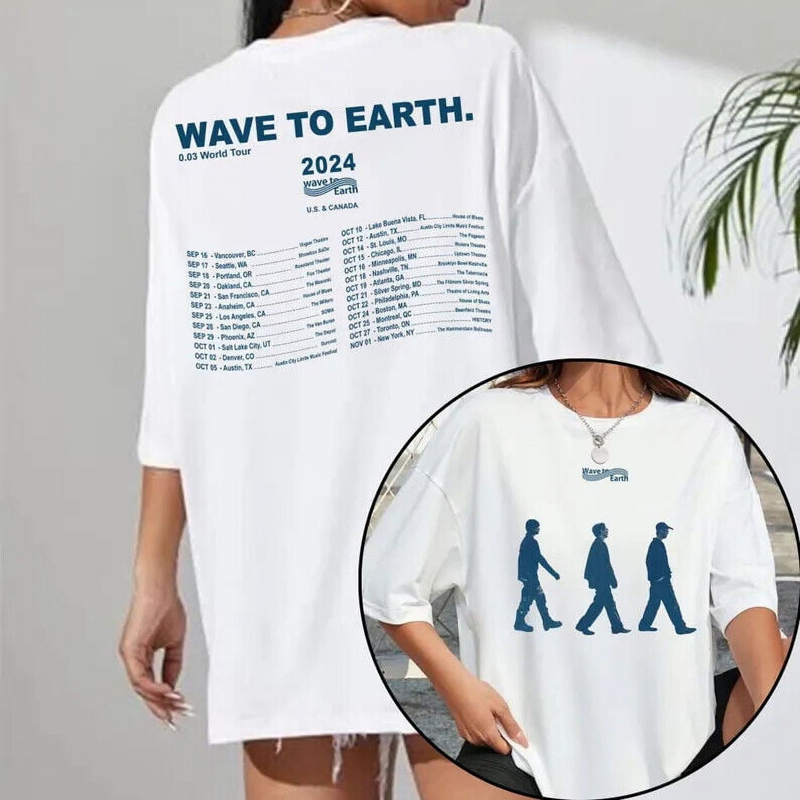 Wave To Earth 0.03 World Tour 2024 Play With Earth T-Shirts