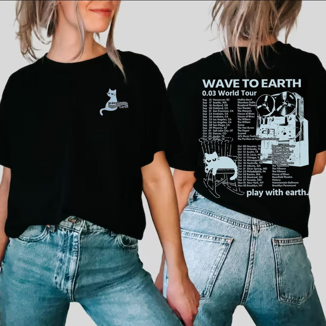 Wave To Earth 0.03 Tour 2025 Tshirt, Wave to Earth Band Shirt, Wave To