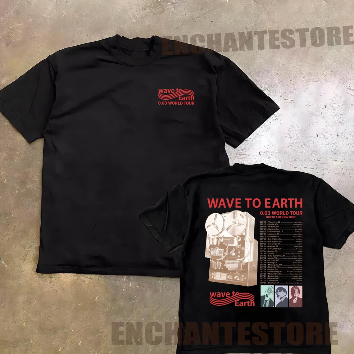 Wave To Earth 2025 Concert Shirt, Wave To Earth 0.03 Tour 2025 Shirt