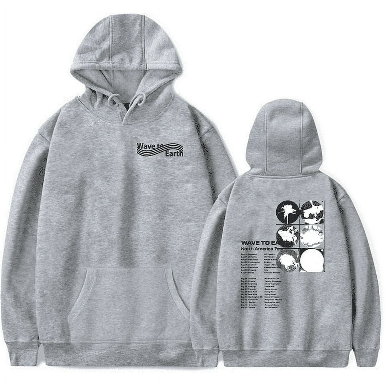 Wave To Earth Hooded Sweatshirt Men Women Fashion Hoodie Unisex Cool Tour Pullover Tracksuit