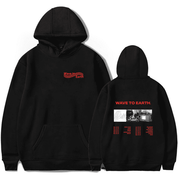 Wave To Earth Hoodies 2024 Tour Merch Men Ladies Fashion Hooded Tracksuits Unisex Trend Hip Hop Pullovers