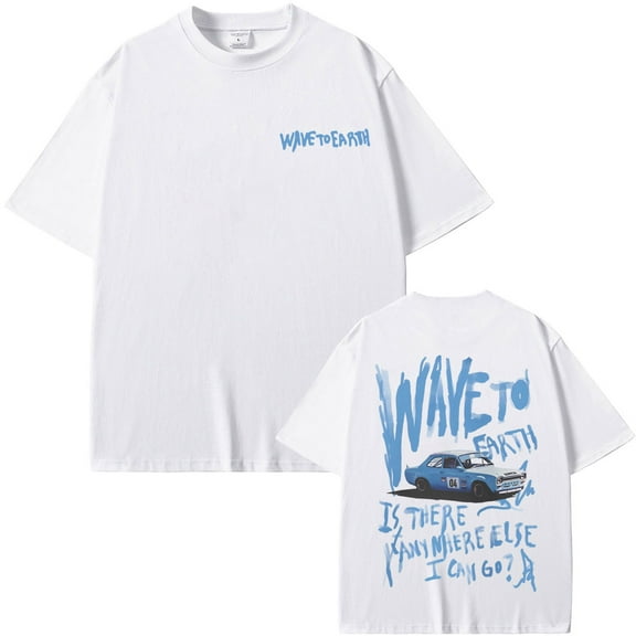 Wave To Earth Merch Graphic Print T-shirts Men Women Hip Hop Fashion Casual T Shirts Men's Oversized Short Sleeve Tshirt