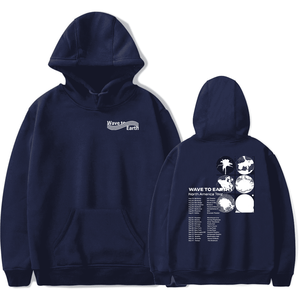 Wave To Earth Merch Hoodie North America Tour Merch Hoodies For Men Women Long Sleeve Sweatshirt