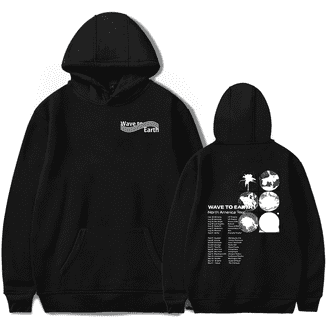 ATEEZ フーディ THE FELLOWSHIP Ateez Kpop World Tour The Fellowship Printed Logo Pullover