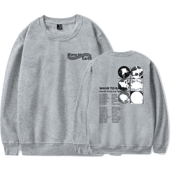 Wave To Earth Merch Sweatshirt Long Sleeve Crewneck Men Women Fashion Tracksuit Boys Girls Singer Casual Thin Sweaters