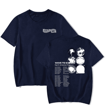 Wave To Earth Merch T-Shirt 2024 North America Tour Tee Men Women Merch T Shirts Summer Short Sleeve Casual Streetwear Tops