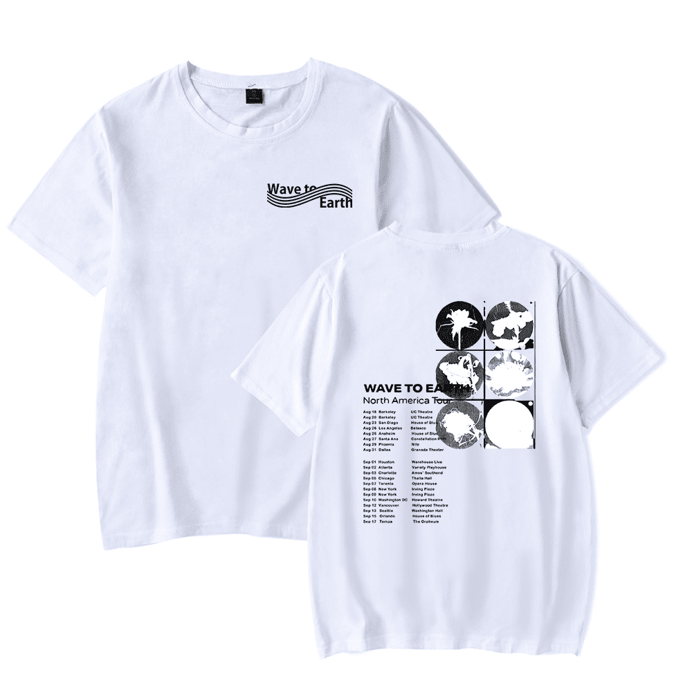Wave To Earth flaws and all tour Tシャツ L Wave to Earth Merch 0.03 World Tour T-shirt t shirt Men