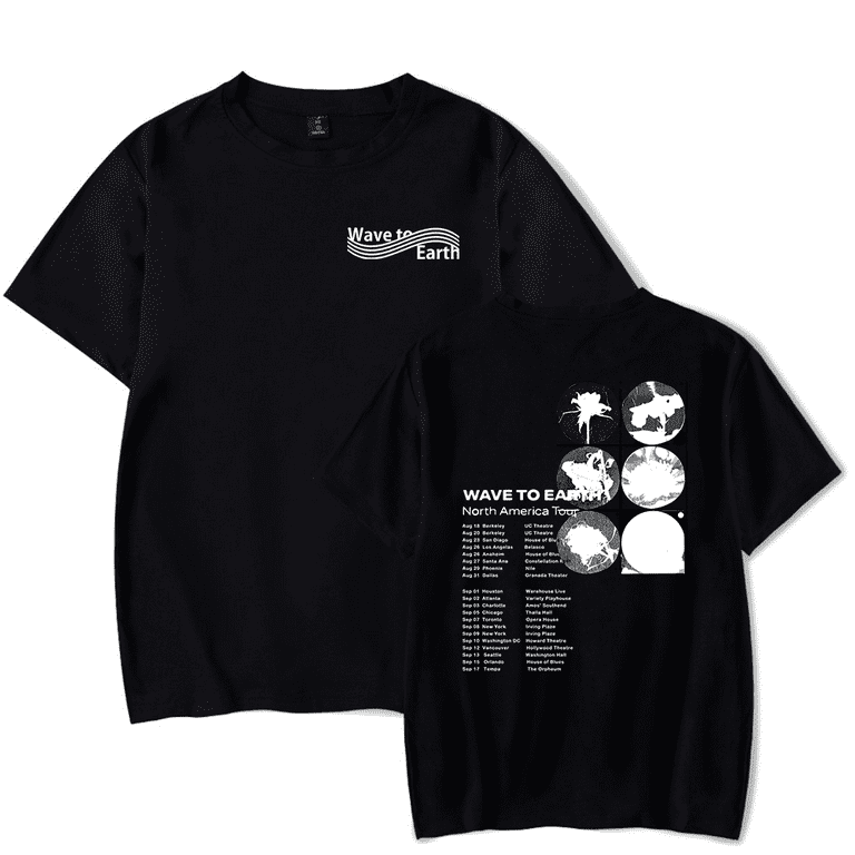 Wave To Earth Merch Tee Men Ladies Fashion Summer T-Shirt