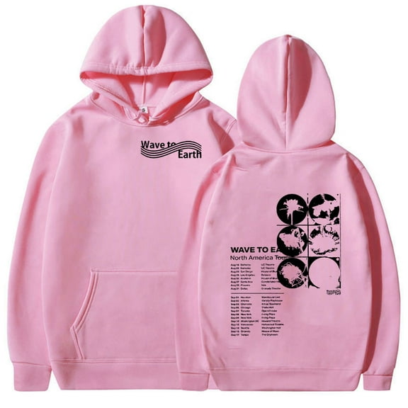 Korean Band Wave To Earth Tour 2024 New Hoodie Men Hip Hop Fashion Kpop Clothing Sweatshirt Y2k Unisex Pullover Oversized Hooded