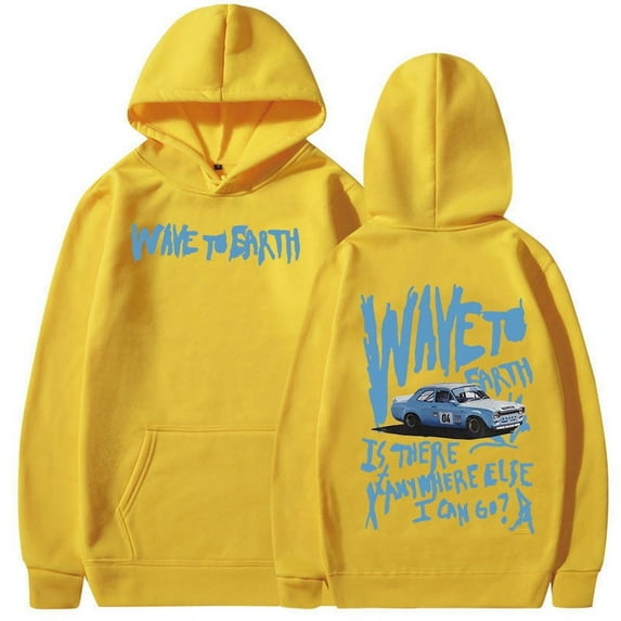 Wave To Earth Merch Tour Hoodie Men Women Hip Hop Retro Pullover Sweatshirt Casual Fashion Oversized Hoody Streetwear