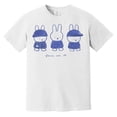 thumbnail image 1 of Wave To Earth Miffy Rabbit Graphic Korean Indie Music Comfort Color T-Shirt, 1 of 4