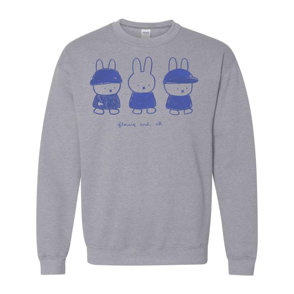 Wave To Earth Miffy Rabbit Graphic Korean Indie Music Sweatshirt